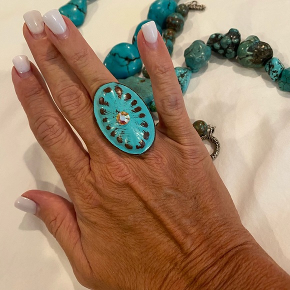 Turquoise Jewelry Set - Picture 3 of 5